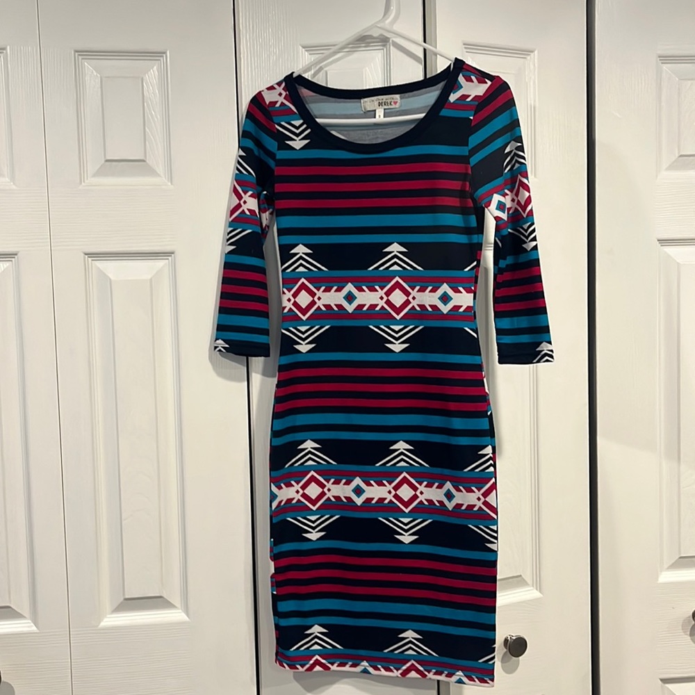 Cotton midi shirt dress size small like new